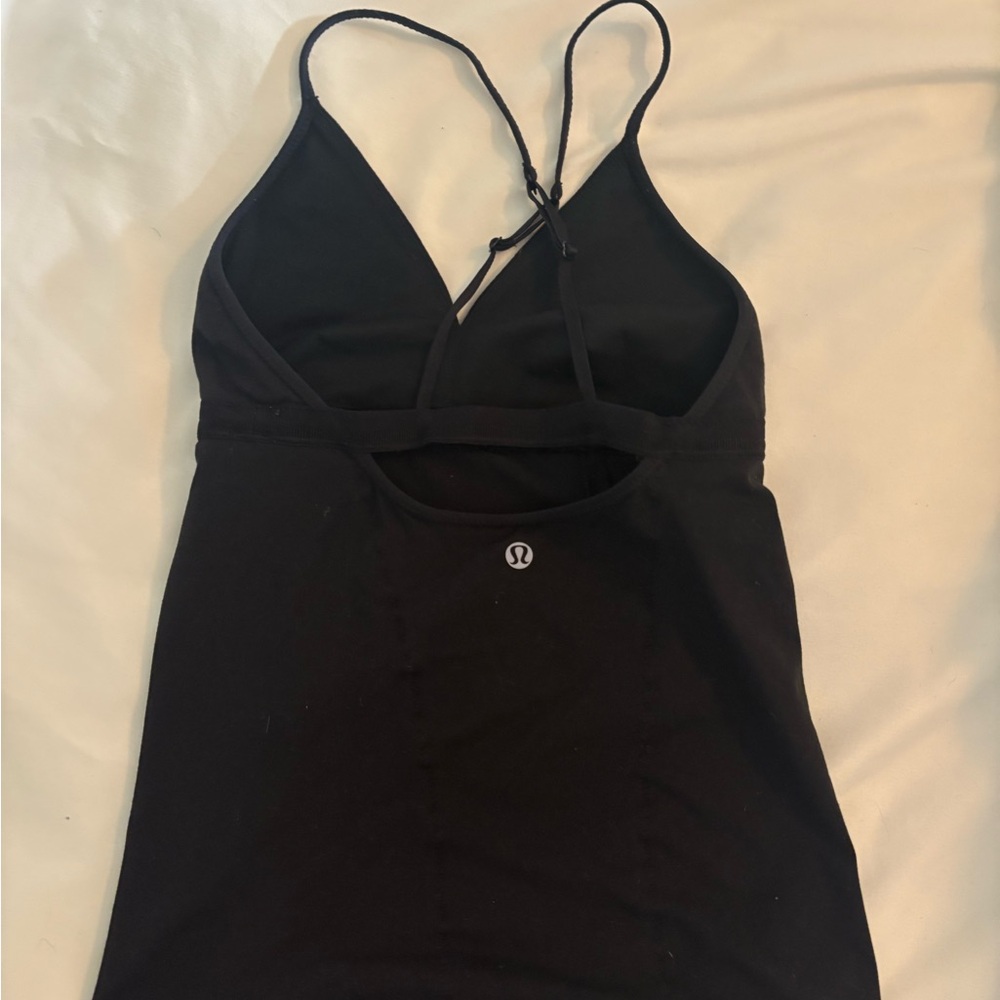 Lululemon Black Strappy Tank Top